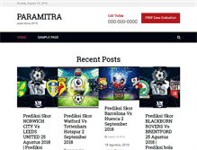 Tablet Screenshot of paramitra.org